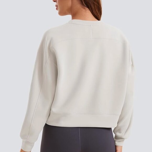 CRZ YOGA SoftAura Crewneck Sweatshirt – Women’s Pullover - Picture 2 of 6